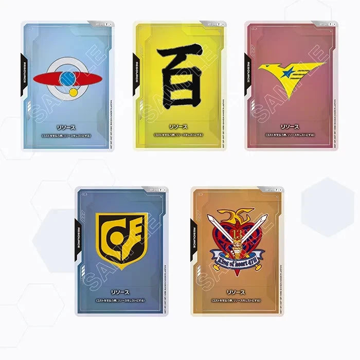 BANDAI Gundam Card Game Storage Box & Resource Card Set EVX07 JAPAN OFFICIAL