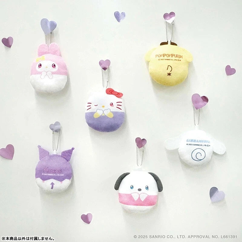CV Sanrio Personnages Coussin Porte-clés 12Pack Boîte Bonbons Jouet JAPON OFFICIEL