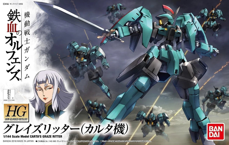 BANDAI HG Gundam Iron-Blooded Orphans Graze Ritter Carta 1/144 Model Kit JAPAN