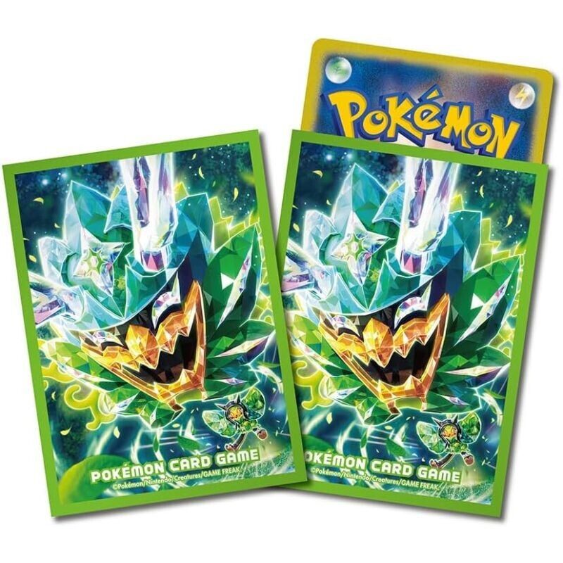 teal card sleeves Pokemon Center Japan