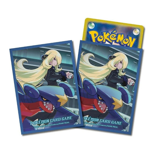 Pokemon Center Original Card Sleeves Cynthia & Garchomp Ver.2 Blue Ver. JAPAN