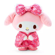 Sanrio My Melody Sakura Kimono Pink S Size Plush Doll JAPAN OFFICIAL
