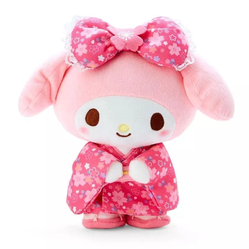 Sanrio My Melody Sakura Kimono Pink S Size Plush Doll JAPAN OFFICIAL