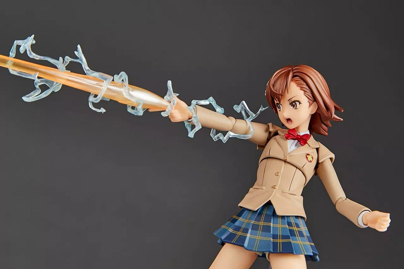 Revoltech Toaru Kagaku no Railgun Mikoto Misaka Winter Uni Ver. Figura d'azione
