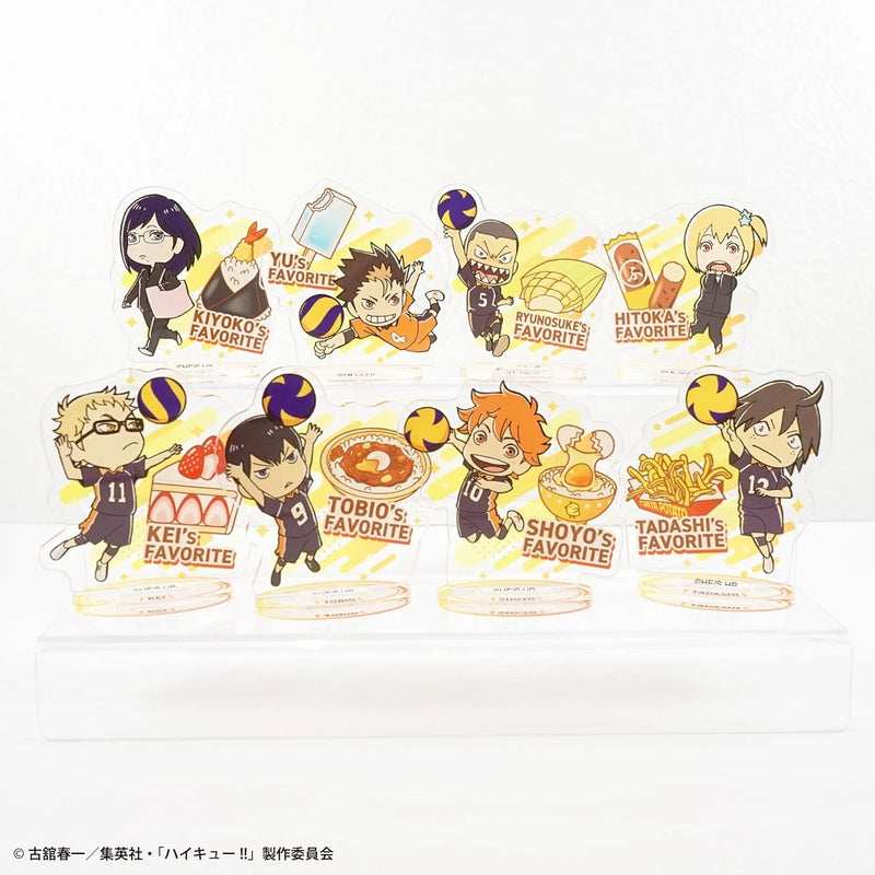Haikyuu!! Chara Gourmet Acrylic Stand 2 20Pack Box Candy Toy JAPAN OFFICIAL