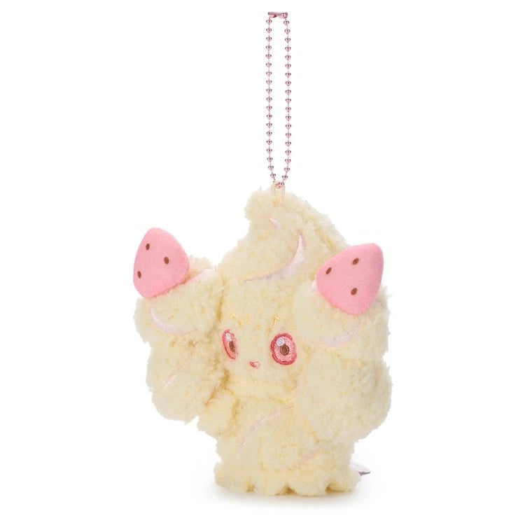 Pokemon Pokepeace Alcremie Plush Keychain JAPAN OFFICIAL