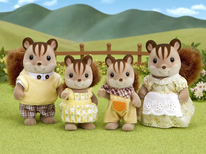 Epoch Sylvanian Families Walnut Squirrel Family FS-17 JAPAN OFFICIAL