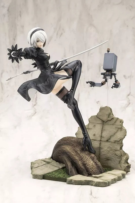 Kotobukiya Artfx J Nier: Automata Ver1.1A 2B 1/8 Figura Japón Oficial