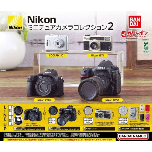BANDAI Nikon Miniature Camera Collection 2 Complete Set Figure Capsule Toy JAPAN