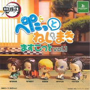 Demon Slayer Petatto Nejimaki Mascot vol.1 Complete Set Figure Capsule Toy JAPAN