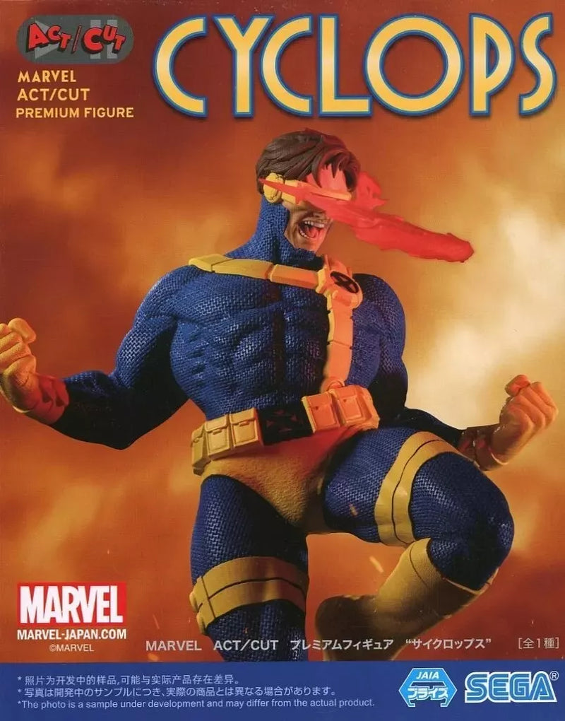 SEGA Marvel ACT/CUT Premium Figure Cyclops JAPAN OFFICIAL SEGA Marvel ACT/CUT Premium Figure Cyclops JAPAN OFFICIAL