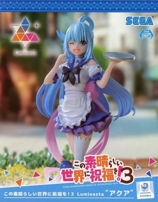 SEGA Luminasta KonoSuba 3 Aqua Figure JAPAN OFFICIAL