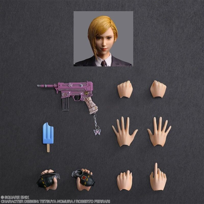 Final Fantasy VII Rebirth Play Arts Kai Elena Figura de acción Japón Oficial