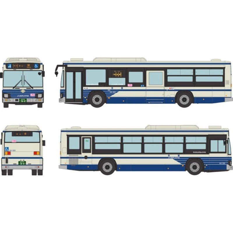 National Bus Collection 80 Nagoya City Transportation Bureau JH007-3 JAPAN