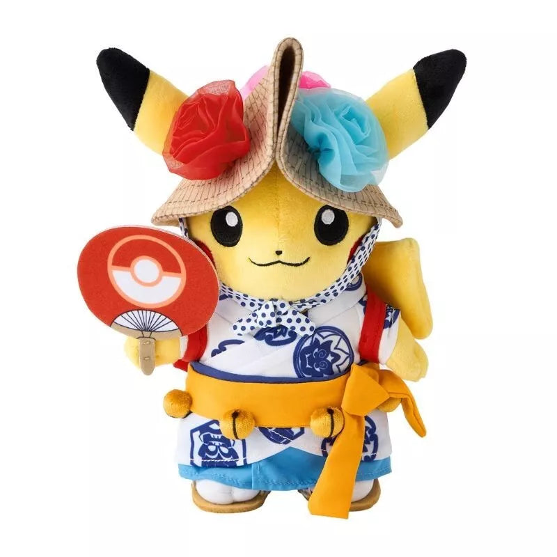 Pokemon Center Original Nebuta Festival Pikachu Plush Doll JAPAN OFFICIAL