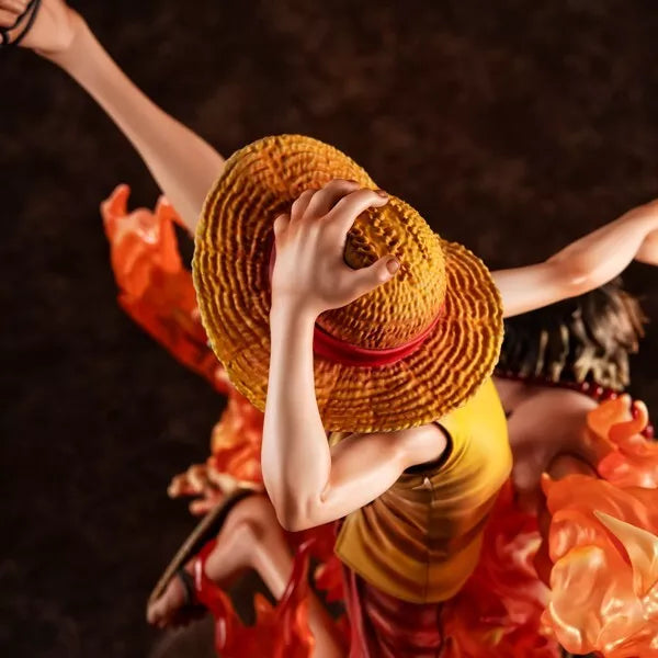 Figurine P.O.P ONE PIECE NEO-MAXIMUM Luffy & Ace Bonds of Brothers 20e édition limitée