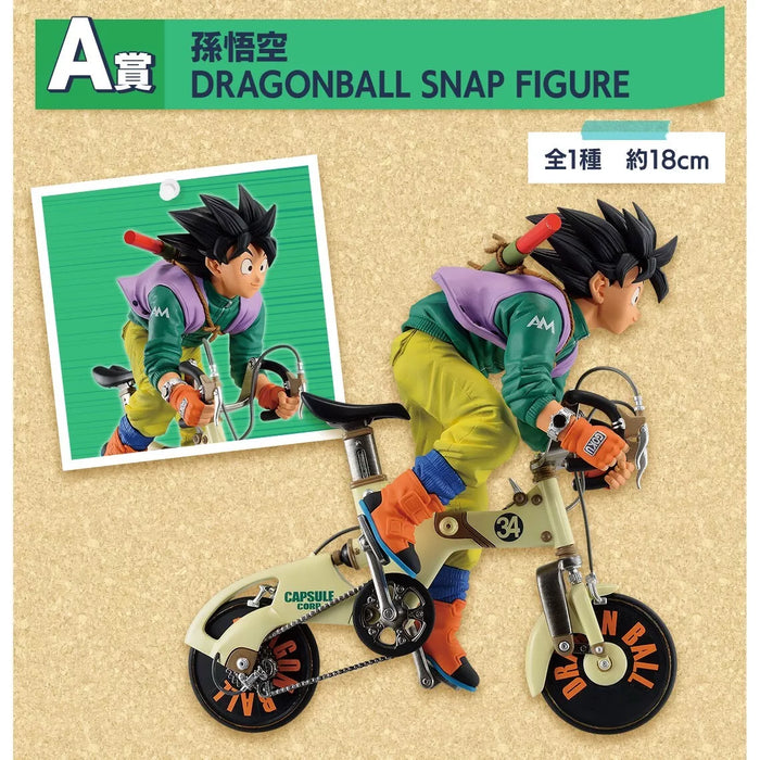 BANDAI Ichiban Kuji Dragon Ball Snap Collection Son Goku Prize A Figure JAPAN