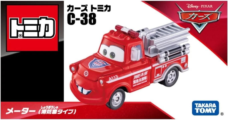 Takara Tomy Tomica Disney Pixar Cars C-38 Mater Fire Truck Type JAPAN OFFICIAL