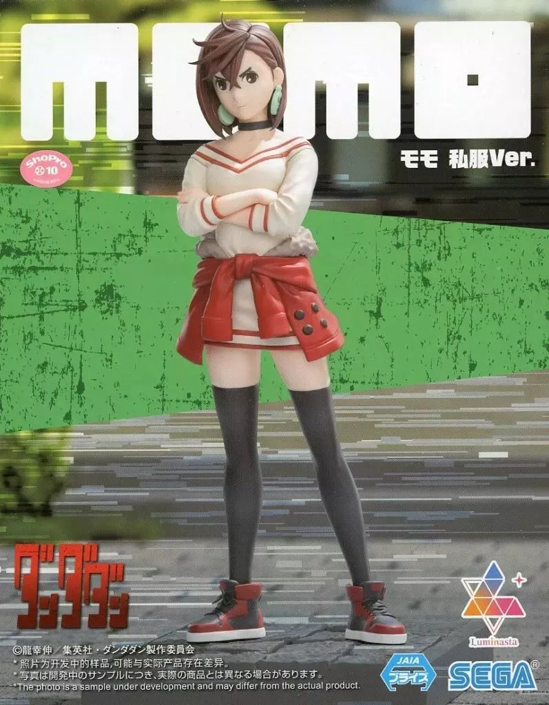SEGA Luminasta Dandadan Momo Roupas Privadas Ver. Figura JAPÃO OFICIAL