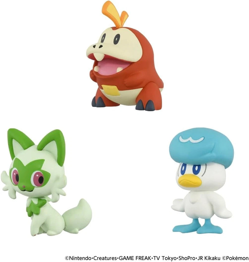 Pokemon Moncolle Pokemon 30th Anniversary Starter 3 Paldea Region Figure Set