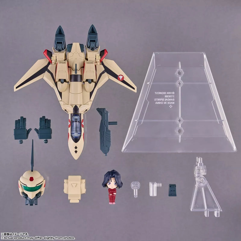 BANDAI Tiny Session Macross Plus YF-19 with Myung Fang Lone Action Figure JAPAN