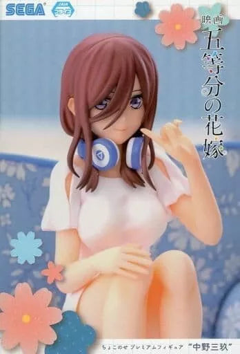 SEGA The Quintessential Quintuplets Miku Nakano Premium Chokonose Figure JAPAN