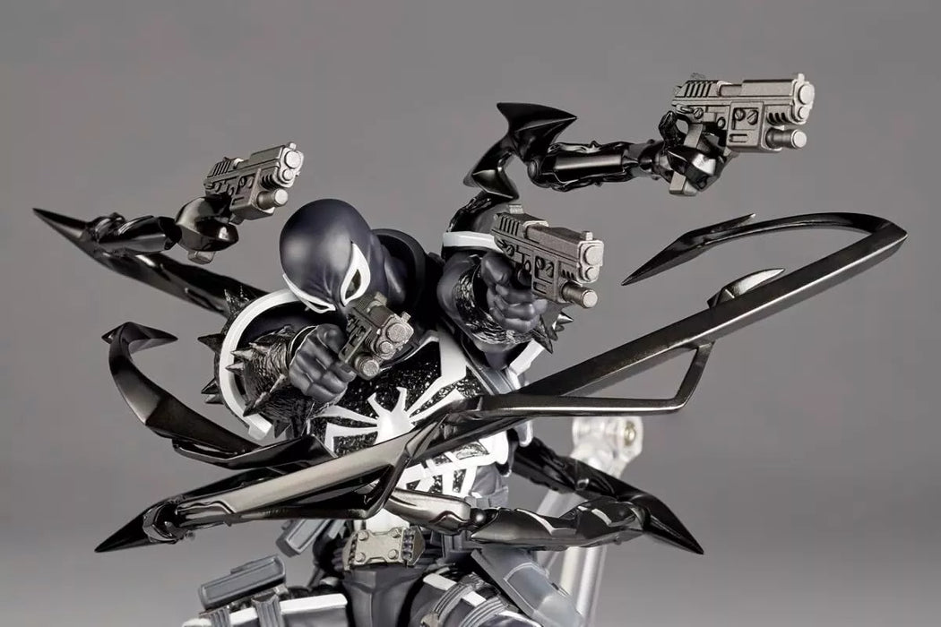 Kaiyodo Revoltech Amazing Yamaguchi Agent Venom Action Figure JAPAN OFFICIAL