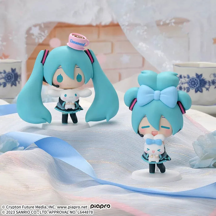 SEGA Hatsune Miku x Cinnamoroll mini figure Set of 2 JAPAN OFFICIAL