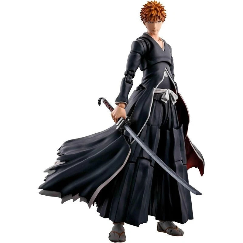 BANDAI S.H.Figuarts BLEACH Ichigo Kurosaki Getsugatensho Action Figure JAPAN