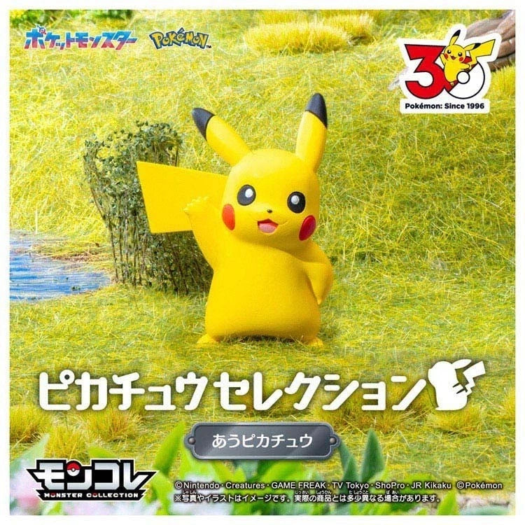 Pokemon Moncolle 30th Anniversary Pikachu Meeting Ver. Figure JAPAN OFFICIAL
