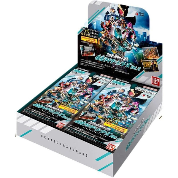BANDAI Scratch Carddass Kamen Rider Vol.2 Booster Pack Box TCG