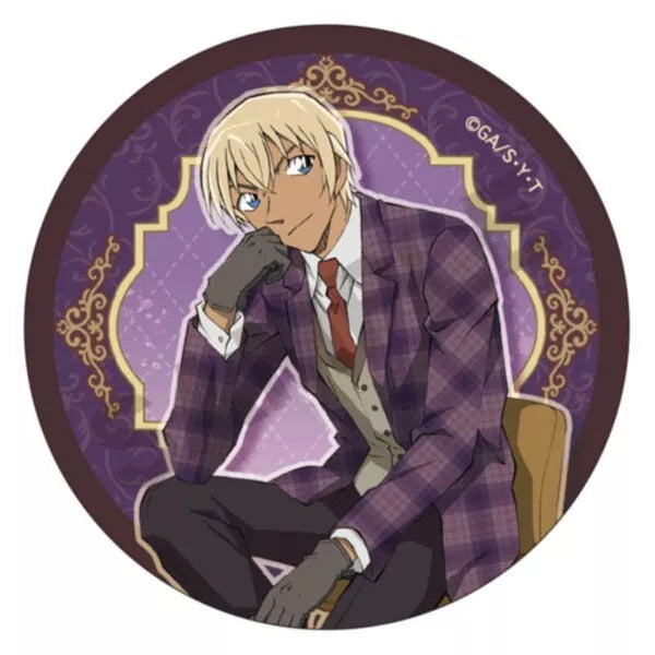 Detetive Conan Trading Tin Badge Conjunto completo de estilo britânico JAPÃO OFICIAL