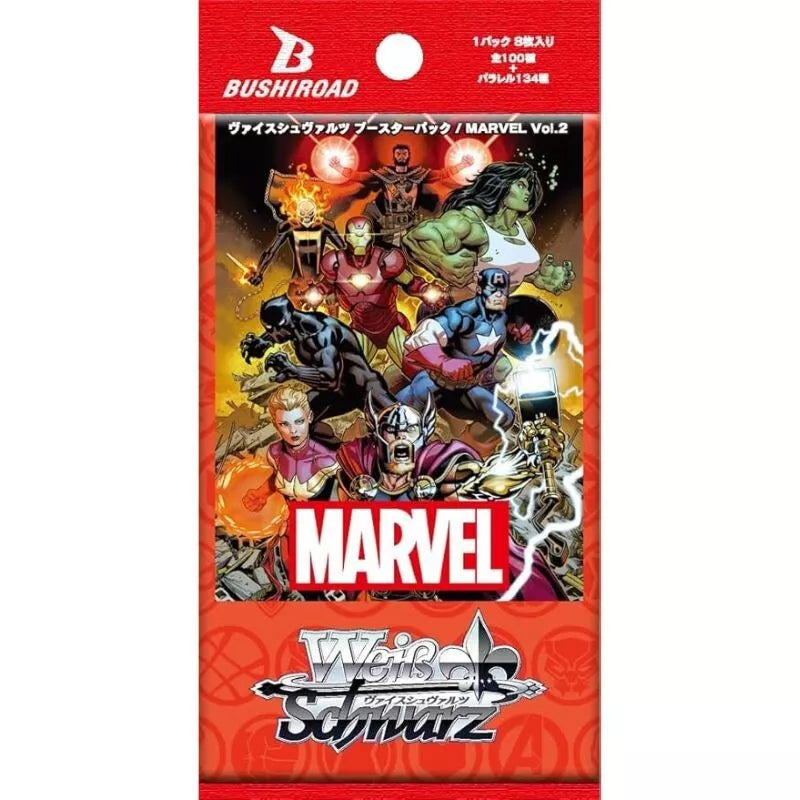 Weiss Schwarz: Marvel Vol. 2 Japanese Booster Pack Weiss Schwarz: Marvel Vol. 2 Japanese Booster Pack