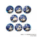 Persona 3 Reload Protagonist x Bkub Tin Badge Complete Set JAPAN OFFICIAL