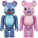 BE@RBRICK Lilo & Stitch The Series STITCH & ANGEL 2PCS Set Action Figure JAPAN