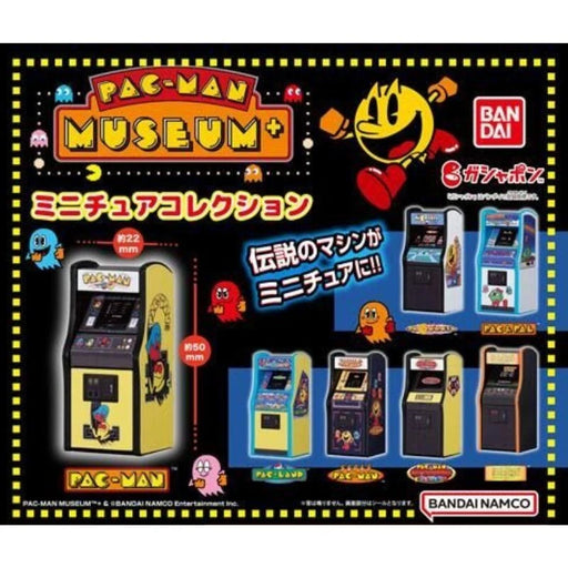 BANDAI Pac Man Museum+ Miniature Collection Complete Set Figure Capsule Toy