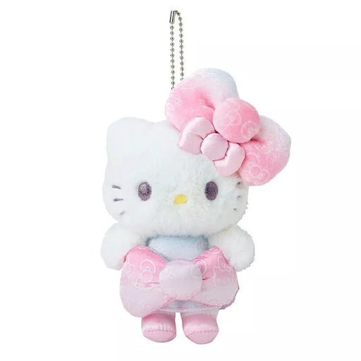 Sanrio Hello Kitty Mascot Holder 50th The Fashionable Ribbons Plush JAPAN