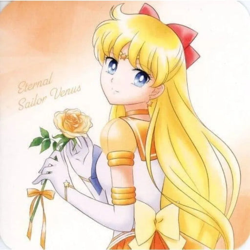 Movie Sailor Moon Cosmos Admission Bonus Coaster Eternal Sailor Venus Ver. JAPAN