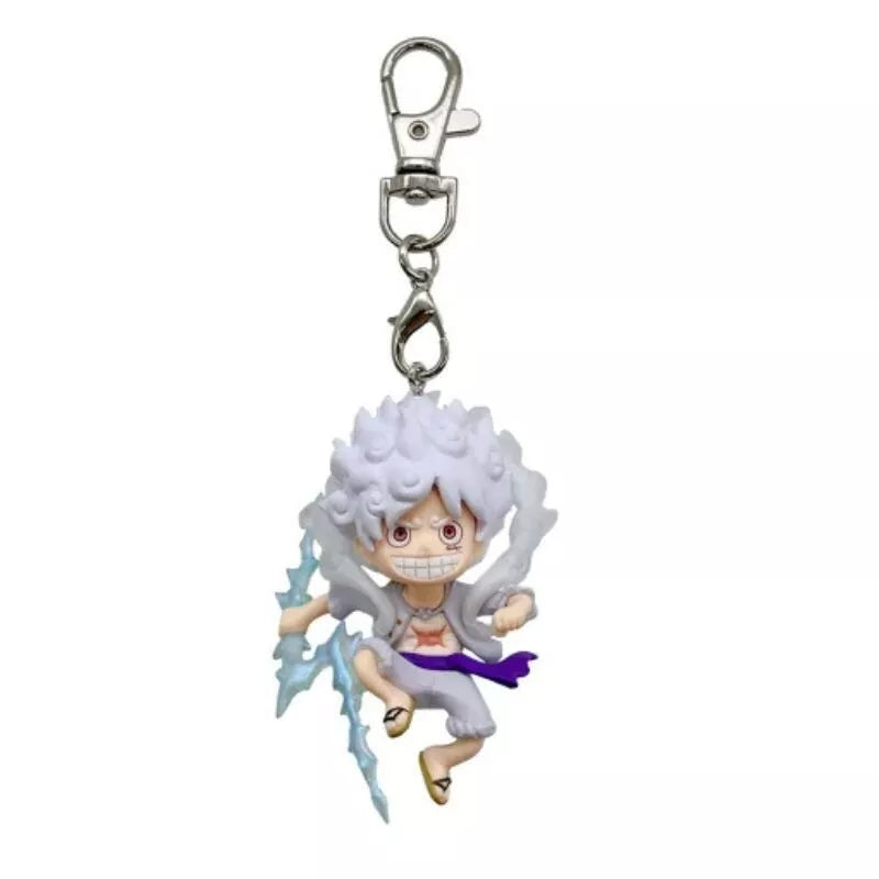 Banpresto One Piece Figure Key Chain vol.1 Monkey D Luffy Gear5 NIKA JAPAN