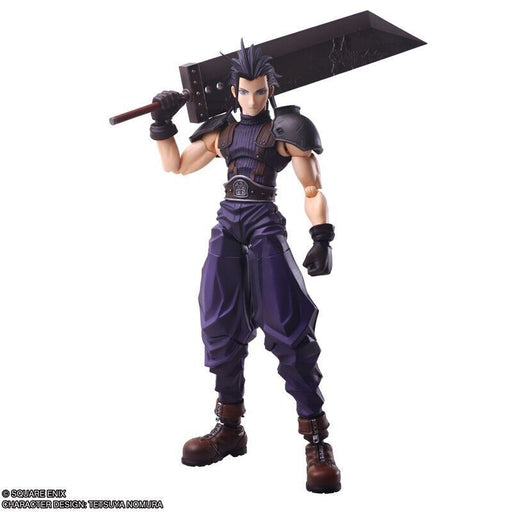 Square Enix Final Fantasy VII BRING ARTS Zack Fair Action Figure JAPAN OFFICIAL