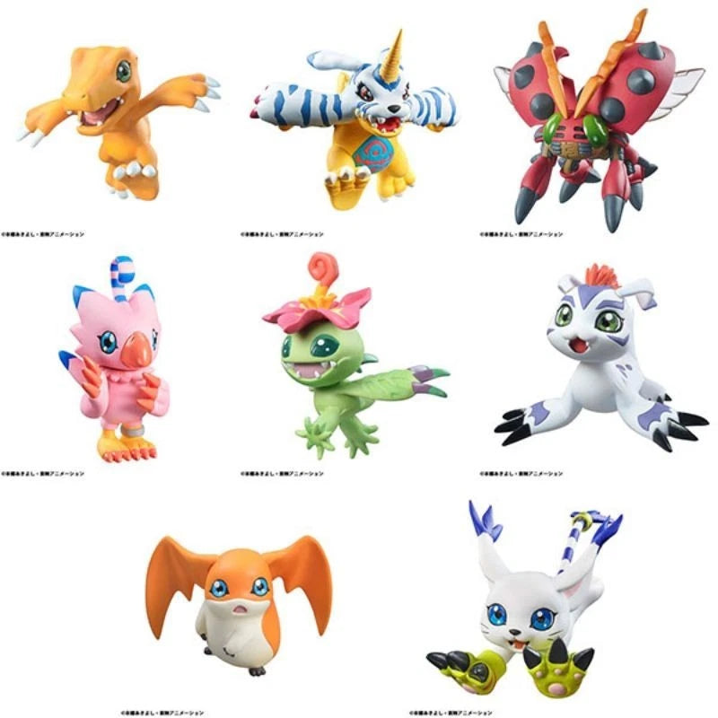 Digimon Adventure DigiColle! Mix Figure 8Pack Box JAPAN OFFICIAL