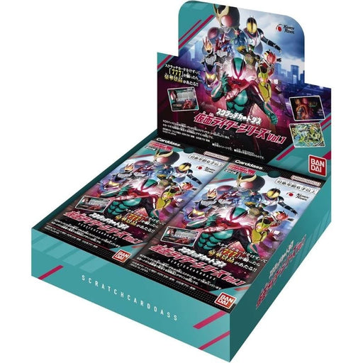 BANDAI Scratch Carddass Kamen Rider Vol.1 Booster Pack Box TCG JAPAN OFFICIAL