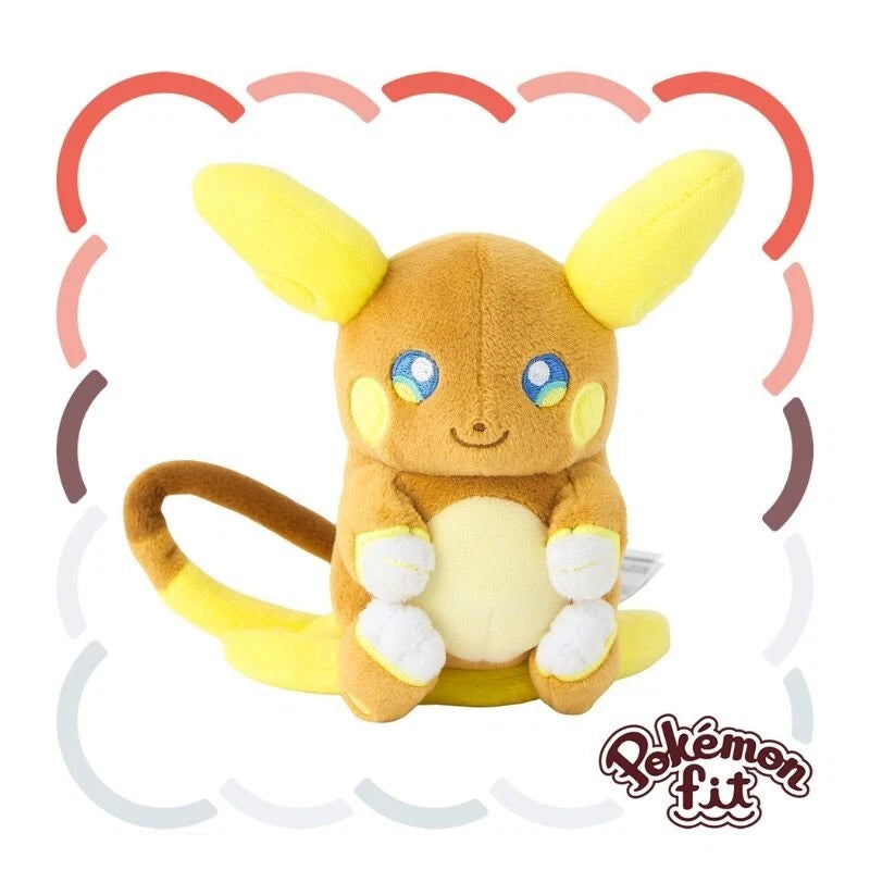 Pokemon Center Original Pokemon Fit A026 Alolan Raichu Plush Doll JAPAN