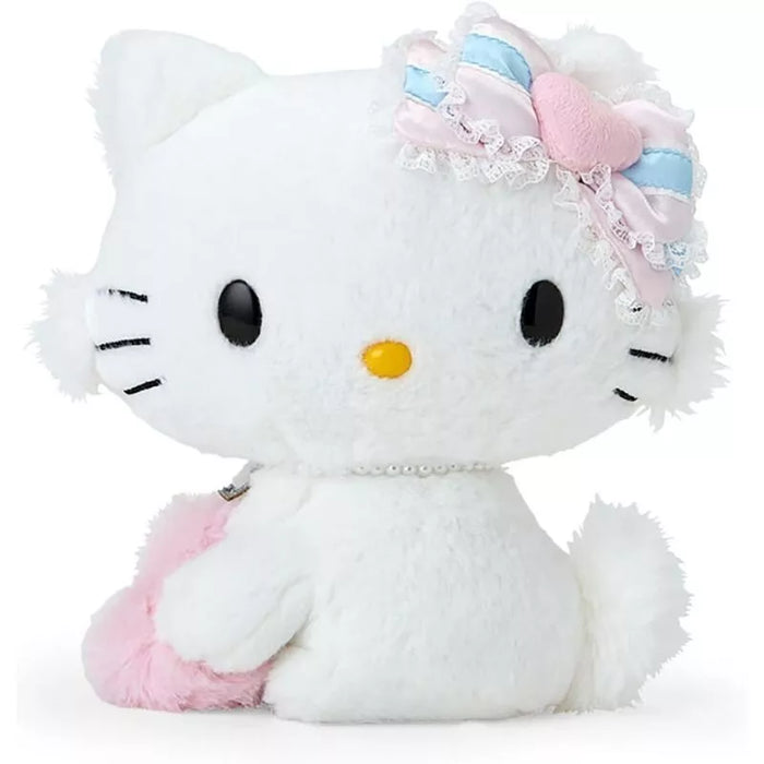 Sanrio Charmy Kitty Heisei Born Character Fluffy Heart Plush Doll JAPAN OFFICIAL