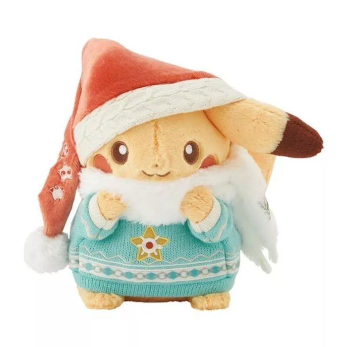 Pokemon Center Original Heartwarming Christmas Pikachu Plush Doll JAPAN