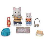 Epoch Sylvanian Families Doki Doki Exploration Set Latte Cat Siblings Doll KO-76