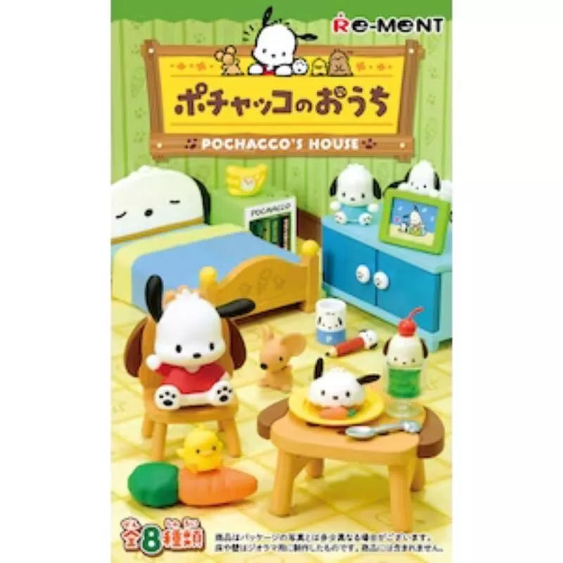 Rementement des personnages de Sanrio POCHACCO's House Full Set de 8 figures Japon officiel