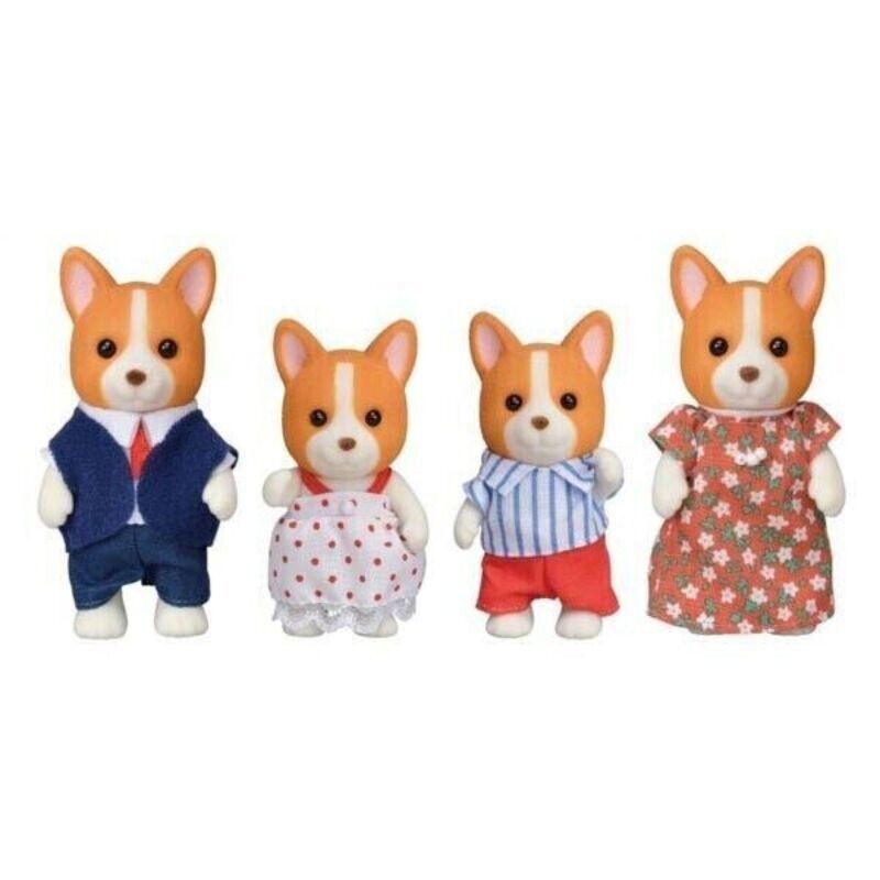 Epoch Sylvanian Families Latte Cat Family FS-52 JAPAN OFFICIAL —  ToysOneJapan