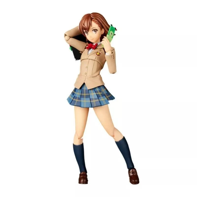 Revoltech Toaru Kagaku no Railgun Mikoto Misaka Winter Uni Ver. Action Figure