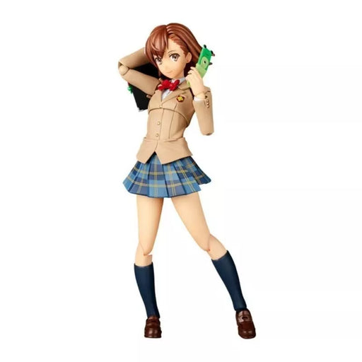 Revoltech Toaru Kagaku no Railgun Mikoto Misaka Winter Uni Ver. Action Figure